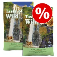 Taste of the Wild gazdaságos csomag 2 x 6,6 kg - Canyon River Feline & Rocky Mountain Feline 2 x 6,6 kg