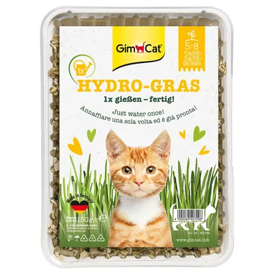 GimCat Hydro-Gras 150 g - Ekonomipack: 3 x 150 g