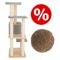 Sparset! Natural Catnip Ball Spielzeug + Modern Living Kratzbaum Havana Set : 1 Stück Natural Catnip Ball + hellgrau Kratzbaum Havana
