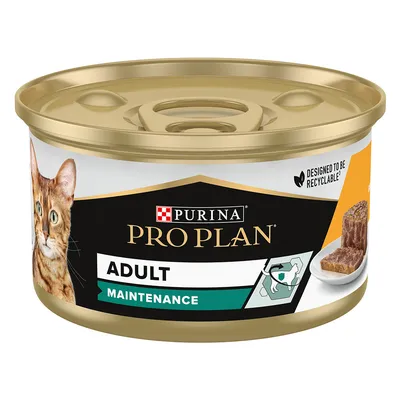 PURINA PRO PLAN Cat Adult Maintenance 24 x 85 г - с пиле