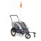 Remorque à vélo HAFENBANDE Cabby M avec 2 attelages L 125 x l 67 x H 105 cm / jusqu'à 25 kg