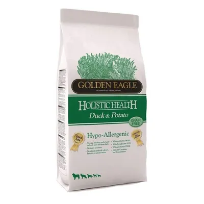 Set risparmio! 2 x Golden Eagle Crocchette per cani - 2 x 10 kg Hypo-Allergenic Anatra e Patate Senza cereali