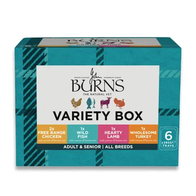 Burns Variety Box Wet Dog Food 6 x 395g - 6 x 395g