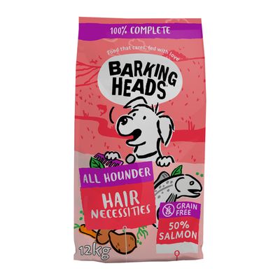 Barking Heads All Hounder Hair Necessities Salmon Economy Pack: 2 x 12kg