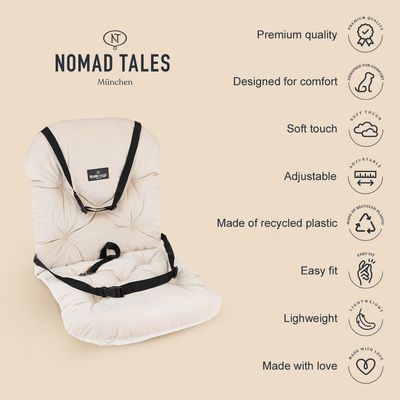Nomad Tales München. Premium quality, comfort design, soft feel, adjustable, made from recycled plastic, easy fit, lightweight, made with love.
