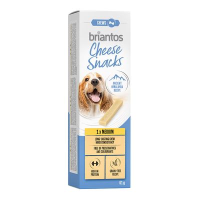 Briantos Cheese Snacks pour chien medium (1 x 60 g)