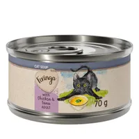 Feringa Cat Soup 24 x 70 g - výhodné balení - kuřecí a tuňák