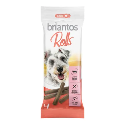 Briantos Rolls z divjo vampo, brez dodanih arom, manj kot 5% maščobe. Paket vsebuje 4 kose.