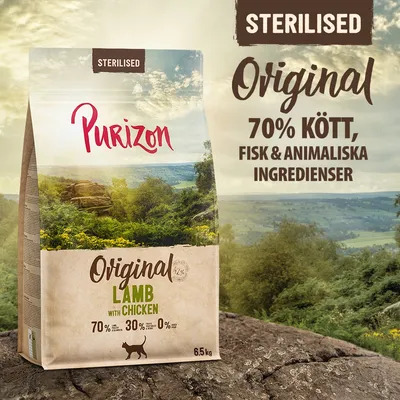 Purizon Sterilised Adult Lamb & Chicken - spannmålsfritt