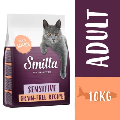 Smilla Adult Sensitive gabonamentes lazac - 2 x 10 kg