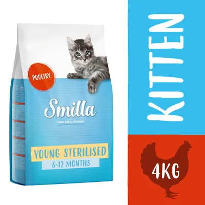 Smilla Young Sterilised volaille pour chat - 4 kg