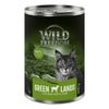 Wild Freedom Adult 12 x 400 g - senza cereali Umido per gatto Green Lands - Agnello & Pollo