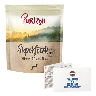 Purizon Superfoods saumon avec hareng, petits pois et grenade - 12 kg