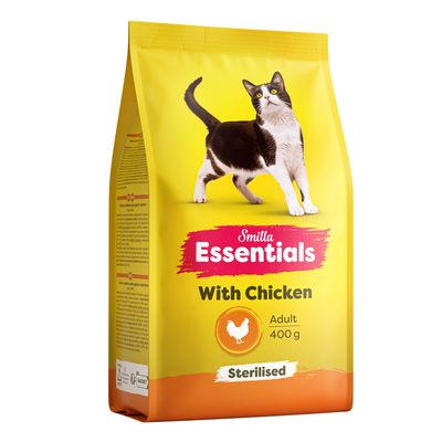 Smilla Essentials Adult Sterilised met kip Voordeelpakket: 2 kg (5 x 400 g)
