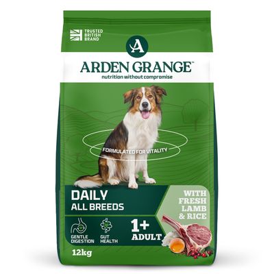 Arden Grange Daily 1+ Adult with Fresh Lamb & Rice 12kg