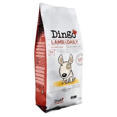 Dingo koiranruoka 2 x 12 kg - Säästöpakkaus - Lamb & Daily (lammas)  Dingo koiranruoka 2 x 12 kg - Säästöpakkaus - Lamb & Daily (lammas)