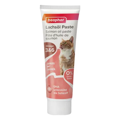 Friandise sous forme de pâte beaphar - lot % : huile de saumon (2 x 250 g)