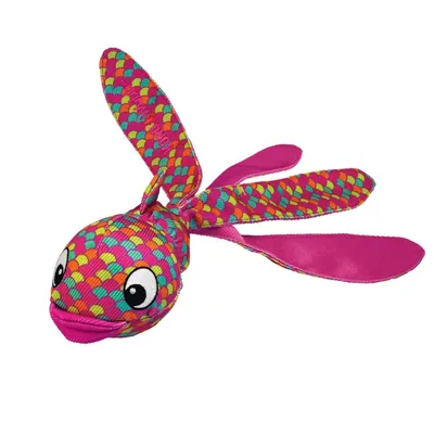 KONG Wubba Finz - ca. L 25 x B 5 x H 5 cm, pink (Größe S)