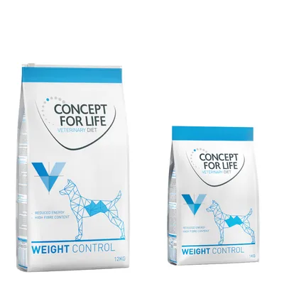13kg Concept for Life Veterinary Diet Dry Dog Food 12kg + 1kg Free! * - Weight Control (12kg + 1kg)