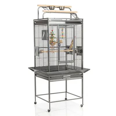 Cage pour oiseaux Montana Finca Play - L 77 x l 71 x H 165 cm (2 colis)