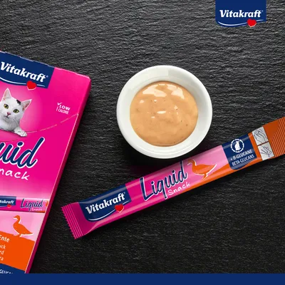 Vitakraft Cat Liquid-Snack Ente & ß-Glucane Vitakraft Cat Liquid-Snack Ente & ß-Glucane