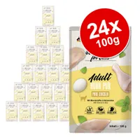 24x100g Superfood for Cats Adult Huhn Pur. Z minerałami, kocimiętką, bez zbóż, wysoka zawartość mięsa. Zawartość: 100g na saszetkę.