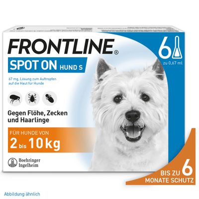 Frontline® Spot on Hund S 6 Pipetten x 0,67 ml