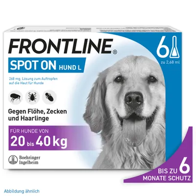 Frontline® Spot on Hund L - 6 Pipetten x 2,68 ml