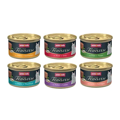 animonda Vom Feinsten Adult 72 x 85 g - Mousse - miešané balenie (6 druhov)