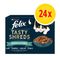 Fai scorta! Felix Sfilaccetti Rustici in Buste 24 x 80 g Mix: Ocean Selection + Farm Selection