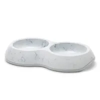 Comedero doble Savic Delice Marble para mascotas - 2 x 200 ml