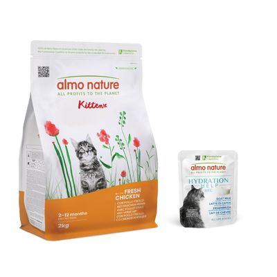 Almo Nature ​​​​​​​2 kg + Hydration Help 6 x 50 g på kjøpet!