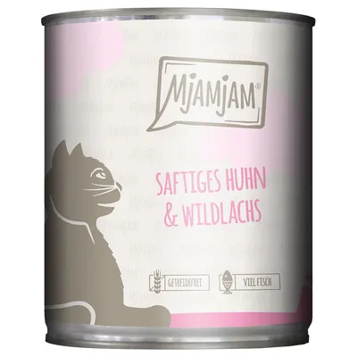 MjAMjAM 6 x 800 g  - Pui și somon sălbatic