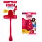 KONG Classic + KONG čisticí kartáč - výhodná sada KONG Classic L (10 cm) + čisticí kartáč S–XXL