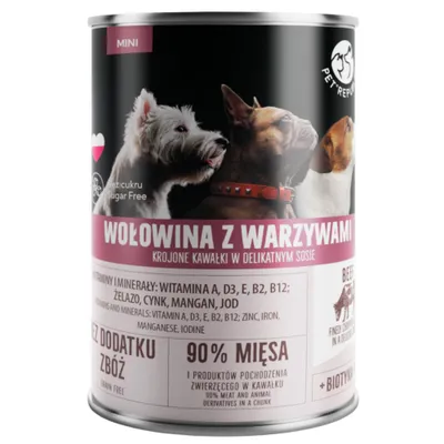 Pet Republic Adult в соусе, 20 x 400 г - Говядина и овощи Pet Republic Adult в соусе, 20 x 400 г - Говядина и овощи