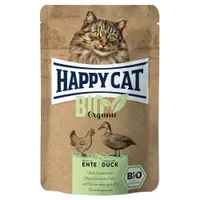 Sparpaket Happy Cat Bio Pouch 24 x 85 g - Bio-Huhn & Bio-Ente