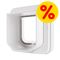 Gattaiola SureFlap con Microchip Estensione tunnel bianco