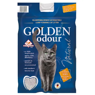 Golden Odour Litière pour chat Natural - 14 kg