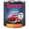 Rocco Classic 24 x 800g - Rocco Nassfutter im Sparpaket Rind mit Geflügelherzen
