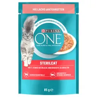 PURINA ONE SterilCat - with Salmon & Carrots (13 x 85g)