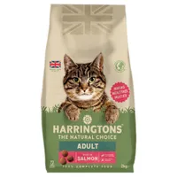 Harringtons Adult Cat Food Rich in Salmon - 2kg