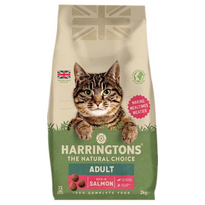 Harringtons Adult Cat Food Rich in Salmon 2kg