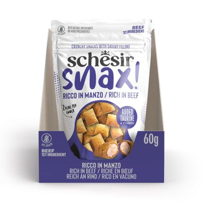 Sparpaket Schesir Snax! Pillows 3 x 60 g - Rind