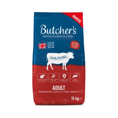 Butcher's Natural & Healthy mit Rind - 15 kg Butcher's Natural & Healthy mit Rind - 15 kg