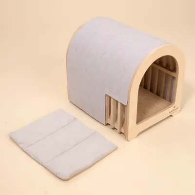 Natural Paradise Maison pour chat Zinnia - L 38 x l 47 x H 44 cm