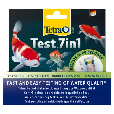 Tetra Pond Test 7 in 1 - Sparpaket: 2 x 25 Teststreifen Tetra Pond Test 7 in 1 - Sparpaket: 2 x 25 Teststreifen