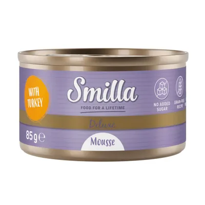 Smilla Deluxe Mousse mit Truthahn, 85g Dose. Ohne Zuckerzusatz, getreidefreie Rezeptur. Food for a lifetime.