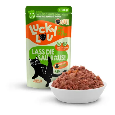 Lucky Lou Adult 16 x 125 g - Πουλερικά & Εντομα