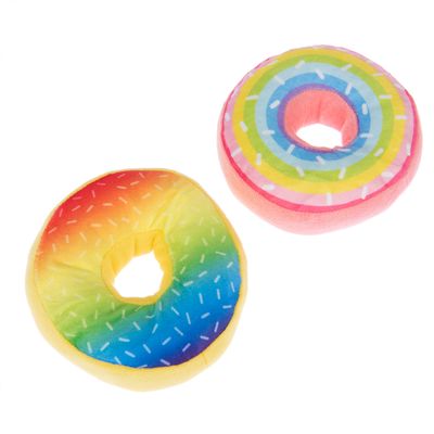 Squeaky Donuts Set hračka pro psy sada 2 kusy Ø 14 cm
