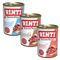 Blandat provpack: 6 x 400 g RINTI Blandpack: Nötkött, Fågelhjärtan, Lamm